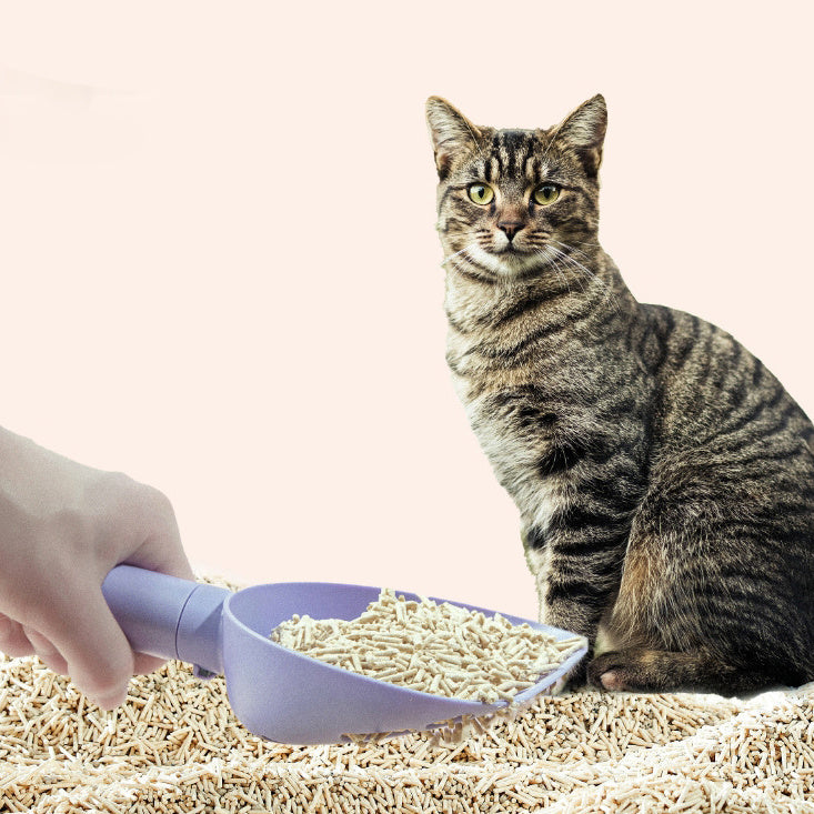 Cat Litter Scoop with Base – Durable Poop Shovel Cleaner