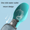 800ml Portable Dog Water Bottle – Leakproof Outdoor Feeder