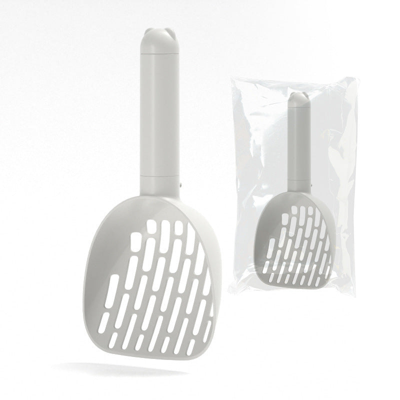 Cat Litter Scoop with Base – Durable Poop Shovel Cleaner