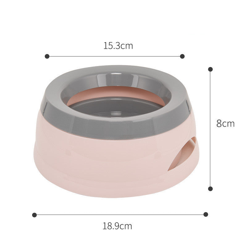 Anti-Splash Travel Bowl – Non-Skid Dog Water Feeder