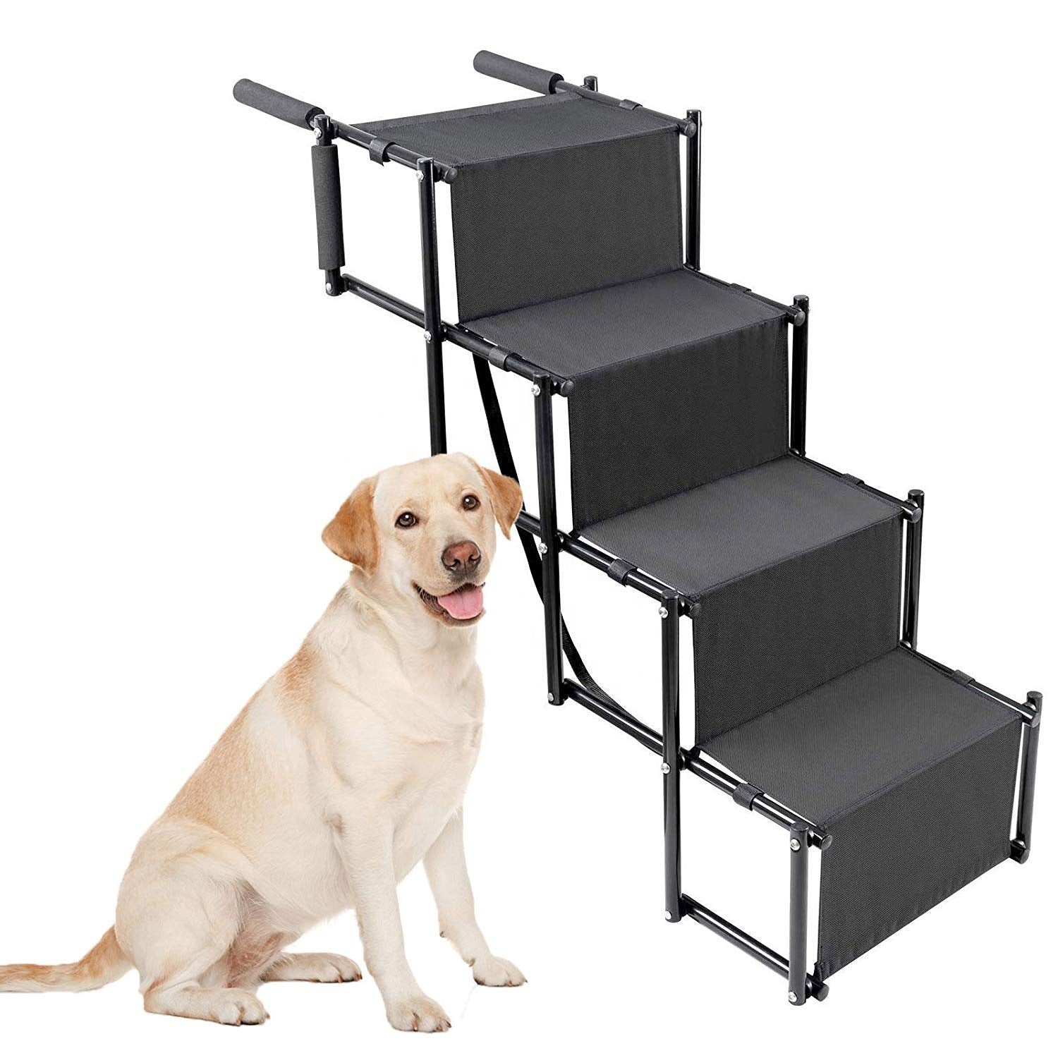 Foldable Pet Car Ladder – Portable Dog Steps for SUV & Outdoors