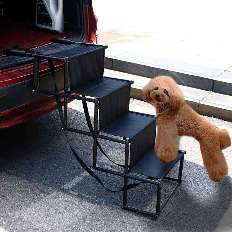 Foldable Pet Car Ladder – Portable Dog Steps for SUV & Outdoors