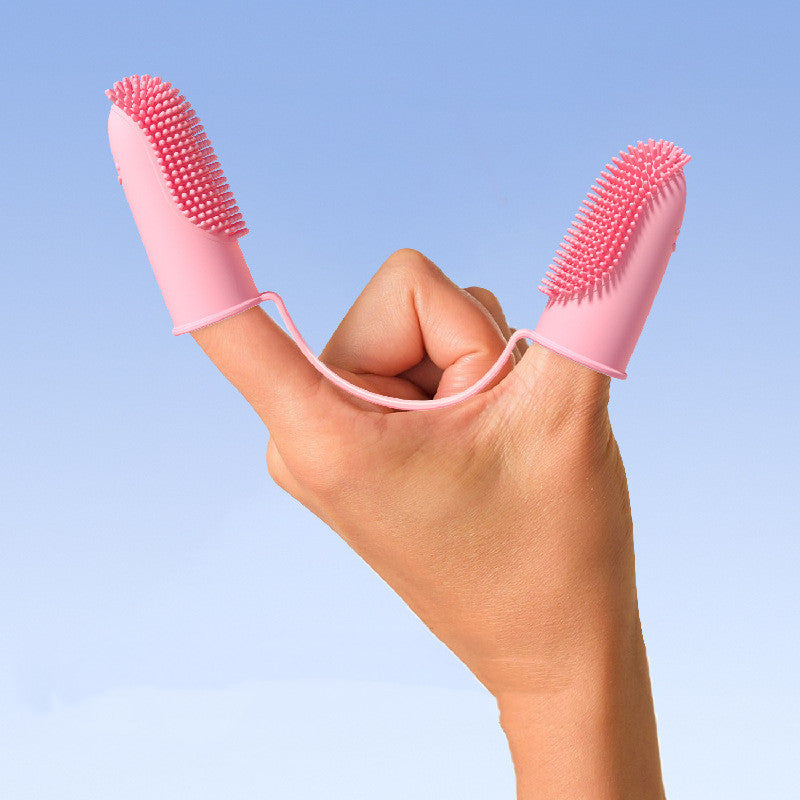 Pet Tooth Cleaning Finger Brush Set – Dental Care for Pets