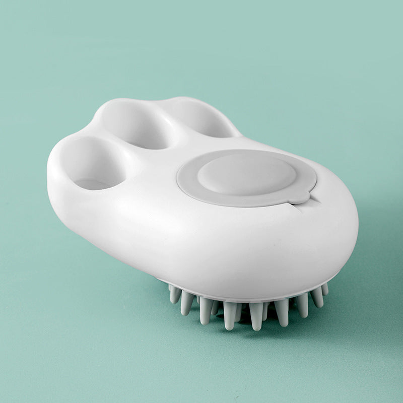 Cat Paw Bath Brush – Foaming Grooming Comb for Pets