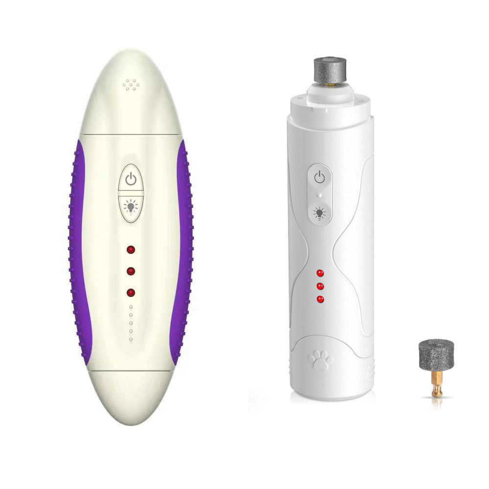 Electric Pet Nail Grinder – Quiet Rechargeable Clipper