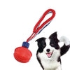 Interactive Rope Ball Toy – Dog Chew & Training Ball