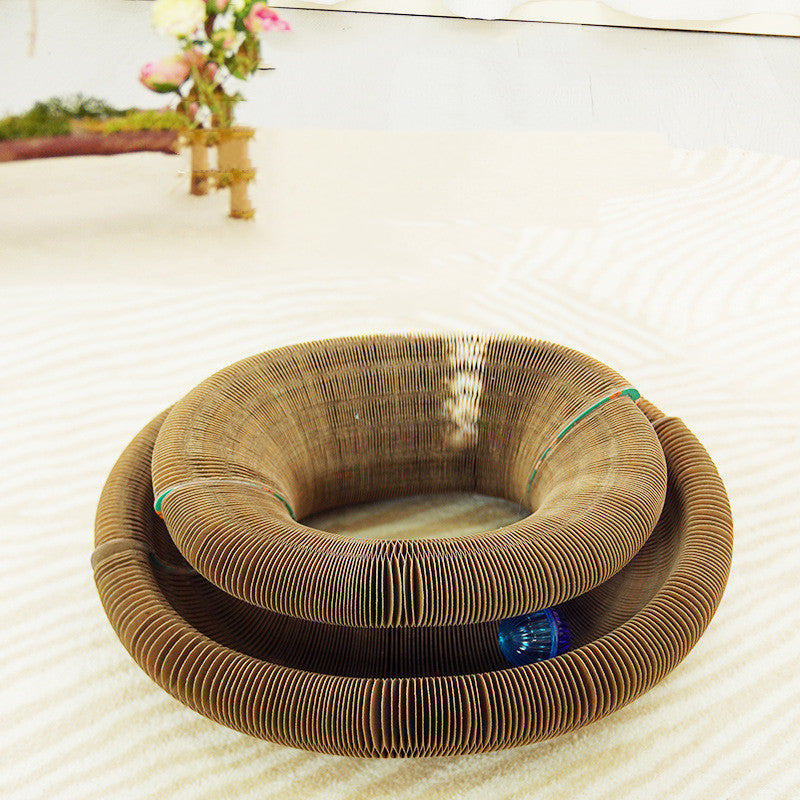 Foldable Cat Scratching Board – Durable Corrugated Cardboard