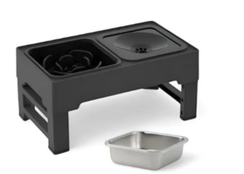 Adjustable Dog Feeder – Stainless Double Bowl Stand