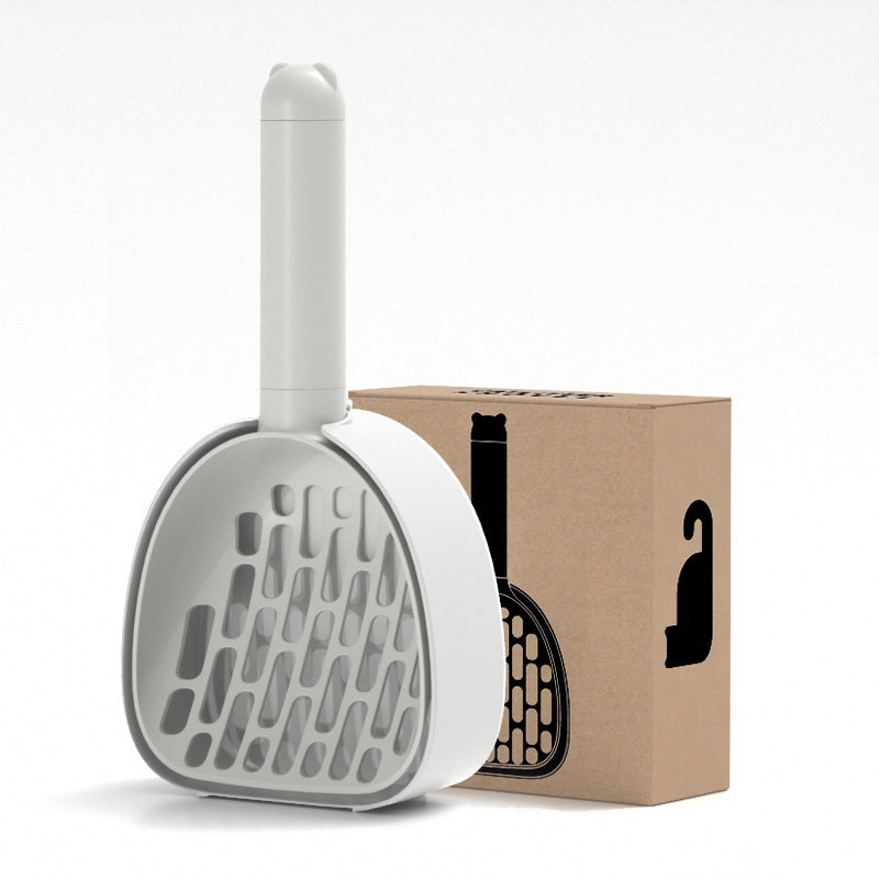 Cat Litter Scoop with Base – Durable Poop Shovel Cleaner