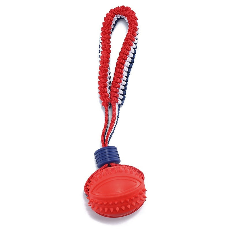 Interactive Rope Ball Toy – Dog Chew & Training Ball