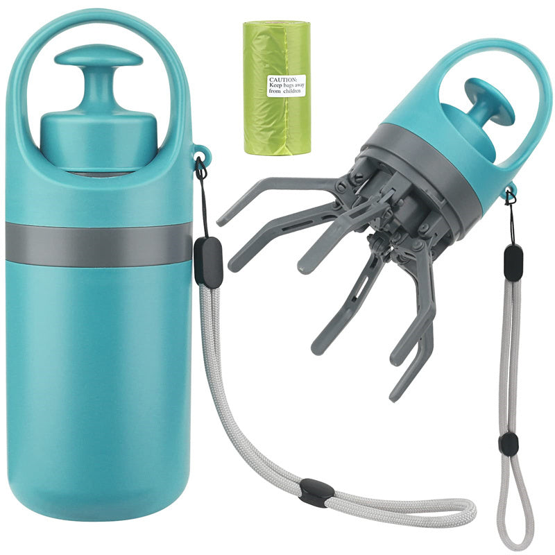 Dog Pooper Scooper – Foldable Waste Picker with Bag Dispenser