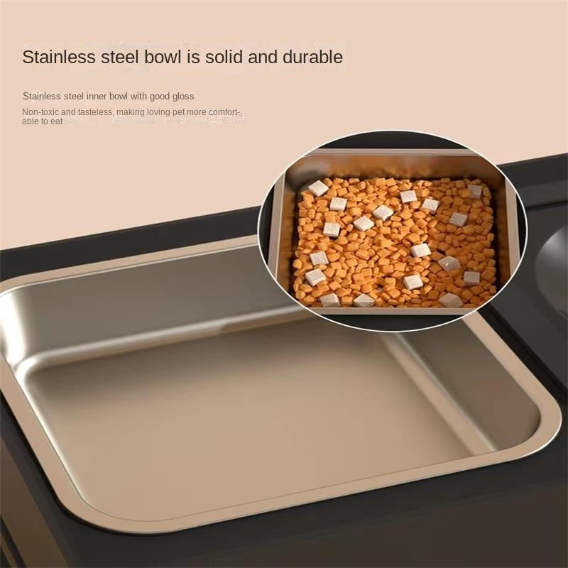 Adjustable Dog Feeder – Stainless Double Bowl Stand