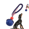 Interactive Rope Ball Toy – Dog Chew & Training Ball