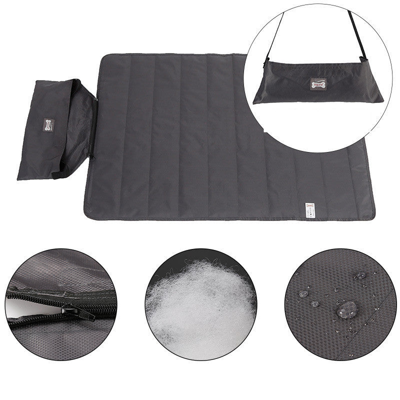 Portable Outdoor Pet Blanket – Waterproof & Warm Travel Mat