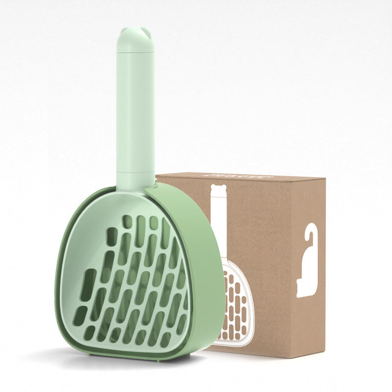 Cat Litter Scoop with Base – Durable Poop Shovel Cleaner