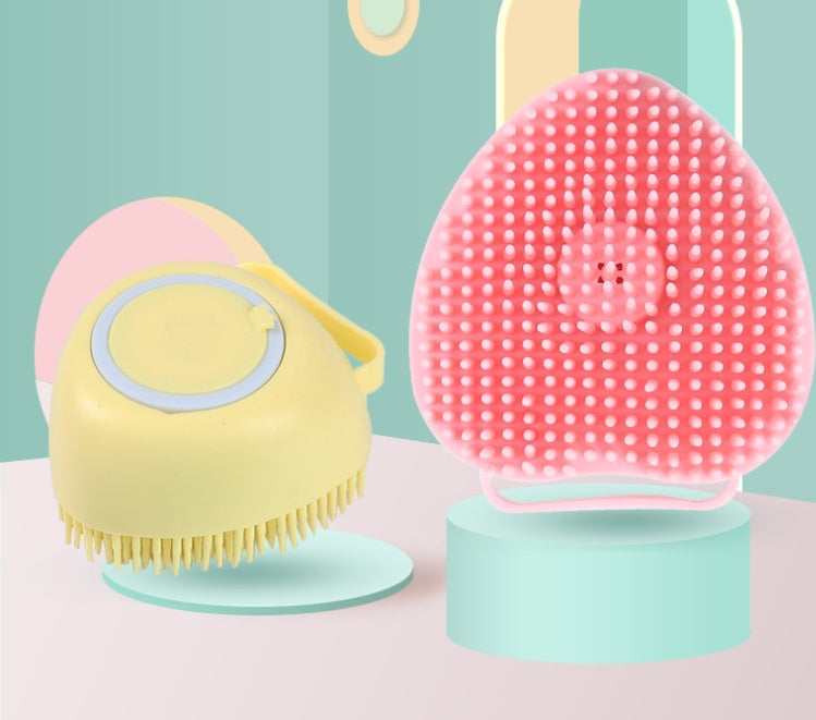Silicone Dog Bath Brush – Gentle Pet Grooming Tool